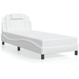  Okvir za krevet Viana bez madraca bijeli 80 x 200 cm od umjetne kože | shoptok.hr