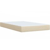  Krevet s oprugama i madracem krem 120 x 200 cm od tkanine | shoptok.hr