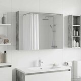  Kopalniška ogledalna omara Betonsko siva 100 x 14,5 x 70 cm, (5000232826) | Shoptok.si