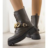 Gemre Green hiking boots with Iversen chain | shoptok.hr