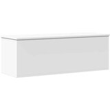  Kutija za pohranu bijela 102 x 35 x 35 cm od konstruiranog drva | shoptok.hr