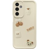 AVIZAR Ovitek za Galaxy A16 s 3D Kawaii Medvedki in Dvignjenim Robom, Bež, (5000274407) | Shoptok.si