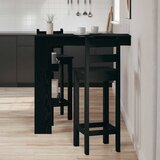  Barski Stol za Zid s policom Crni hrast 102 x 45 x 103,5 cm | shoptok.hr