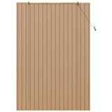 vidaXL Žaluzije in senčila z zavesami Svetlo rjava 140 x 220 cm Bambus | Shoptok.si
