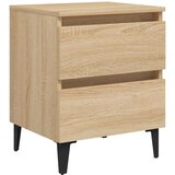  Nočna omarica sonoma hrast 40x35x50 cm iverna plošča, (20624243) | Shoptok.si