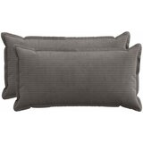  Presvlaka za jastuk 2 kom. HOUTEN Tamnosiva 40 x 80 cm Kord | shoptok.hr