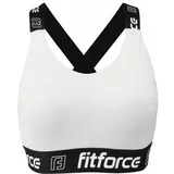 Fitforce NEMEE Ženski fitness grudnjak, bijela, veličina