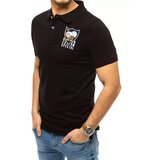 DStreet Koszulka polo z haftem czarna | Shoptok.si