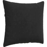 vidaXL Blazine za kavč 2 pcs Črna 45 x 45 cm Žametna tkanina | Shoptok.si