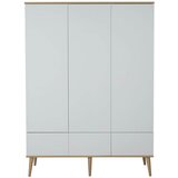 Qu-ax trodelna omara flow white & oak Cene