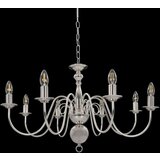  Luster srebrni 8 x žarulja E14 | shoptok.hr