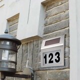 Izoxis solarni osvijetljeni kućni broj sa senzorom sumraka | shoptok.hr