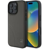 Mercedes-Benz USNJENI OVITEK MERCEDES MB CURVED STITCHES ZA IPHONE 16 PRO MAX RJAV, (21896983) | Shoptok.si