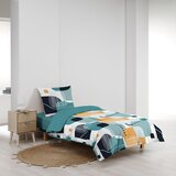 Douceur d intérieur Zelenomodra enojna bombažna posteljnina 140x200 cm Sprint – | Shoptok.si