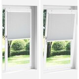 vidaXL Plisirana roleta crna 75x150 cm širina tkanine 74,4 cm | shoptok.hr