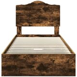  Okvir za krevet s ladicama Dimljeni hrast 75 x 190 cm | shoptok.hr