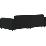  Dnevni krevet na razvlačenje crni 100 x 200 cm baršunasti | shoptok.hr