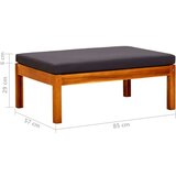  Vrtni taburei 2 kom od masivnog bagremovog drva | shoptok.hr