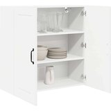 vidaXL Stenska kuhinjska omarica Visok sijaj bela 80 x 31 x 80 cm | Shoptok.si