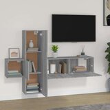  3-dijelni set TV ormarića boja hrasta sonome konstruirano drvo | shoptok.hr