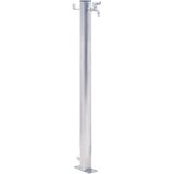 vidaXL Vrtni vodni stolp 80 cm nerjaveče jeklo okrogel | Shoptok.si