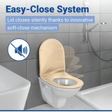 Wenko WC daska s automatskim zatvaranjem 36 x 46 cm Galati – | shoptok.hr