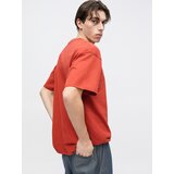 Carhartt WIP Majica 'American Script' rumena / vinsko rdeča / oranžno rdeča | Shoptok.si