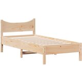  The Living Store Posteljni okvir brez vzmetnice 90x200 cm trdna borovina - Posteljni Okvir, (21531439) | Shoptok.si