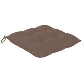  Jastuci za stolice 4 kom smeđesivi 50x50x7 cm od tkanine Oxford | shoptok.hr