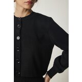  Women's Black Cardigan Dress Knitwear Suit | Shoptok.si