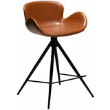 DAN-FORM Denmark Barska stolica od imitacije kože u boji konjaka Gaia, visina 87 cm