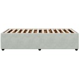 vidaXL Posteljni okvir svetlo siv 90x190 cm žamet | Shoptok.si