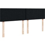 vidaXL Otomanski posteljni okvir z vzmetnico črn 160x200 cm blago | Shoptok.si