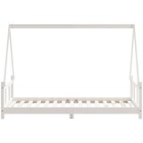  Okvir za dječji krevet bijeli 90 x 190 cm od masivne borovine | shoptok.hr