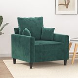 vidaXL Fotelja tamnozelena 60 cm baršunasta | shoptok.hr