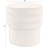 Dutchbone Rjav žameten tabure Aditi – | Shoptok.si