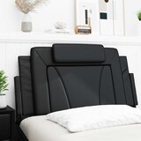  Jastuk za uzglavlje Viana Crni 100 cm Implicitna koža | Shoptok.si