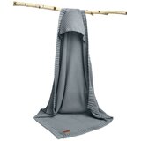 Sensillo pokrivač od bambusa s kapuljačom 90x85cm tamno sivi | shoptok.hr