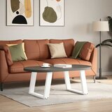  Noge za klub stolić U-oblik 2 kom Bijele 70 x (42-43) cm Čelik | shoptok.hr