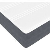  Boxspring krevet s madracem Tamno siva 160 x 200 cm Baršun | shoptok.hr