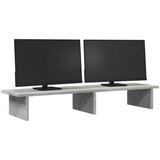  Stalak za monitor boja betona 100x27x15 cm konstruirano drvo | shoptok.hr