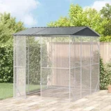 Kletka za ptice Anthracite 310x227x247 cm Jeklo