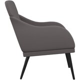  Fotelja sivi 63 x 76 x 80 cm od umjetne kože | shoptok.hr