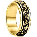  Prsten CE-31971 - Zlatna / Crna / 57mm KP31971 | Shoptok.si