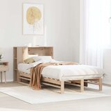 vidaXL Krevet s regalom za knjige bez madraca 90x200 cm masivno drvo Cijene