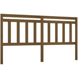  Uzglavlje za krevet boja meda 206 x 4 x 100 cm masivna borovina | shoptok.hr