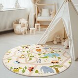 Mila Home Pralna otroška igralna preproga ø120 cm Savana Ride – | Shoptok.si
