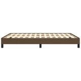  Okvir za krevet bez madraca tamnosmeđi 140 x 190 cm od tkanine | shoptok.hr