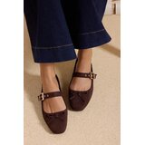Trendyol Shoes Ženske baletanke Takss26Be00004, Smeđe Cene