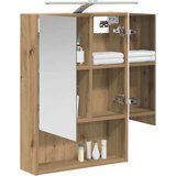  Kopalniška ogledalna omara z LED lučmi Oreh 50 x 14,5 x 70 cm, (5000233340) | Shoptok.si